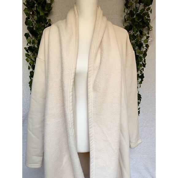PRIV Beige Maxi Coat Cardigan women's Small - Picture 10 of 11